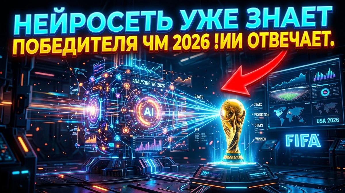 Секретный код ЧМ-2026: Нейросеть вычислила чемпиона, учитывая даже перелеты и жару в США!