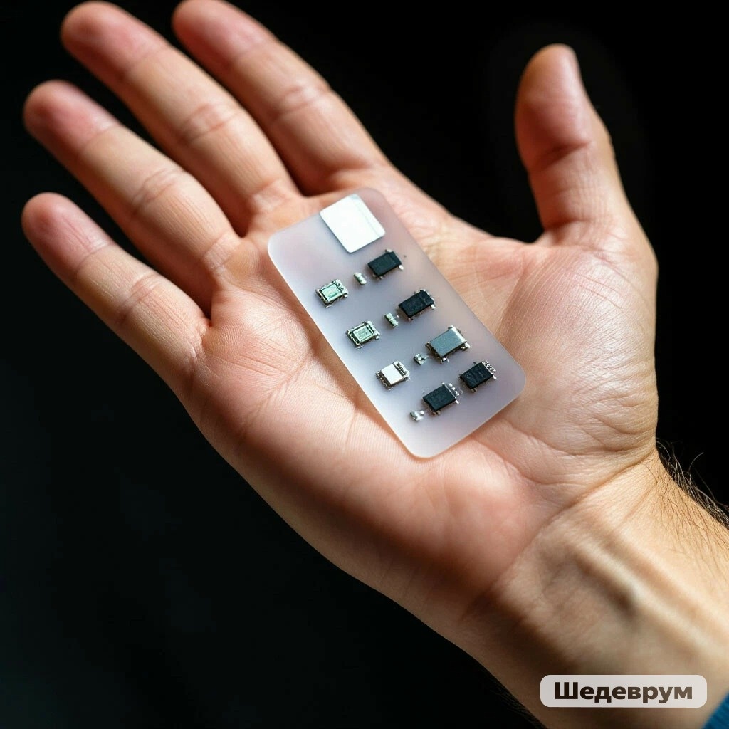 УЗИ‑пластырь (BAUS) непрерывно отслеживает работу внутренних органов и передаёт данные на смартфон