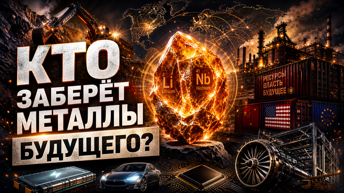 Стратегические металлы, от которых зависят аккумуляторы, электромобили, сталь, оборонная промышленность и глобальное технологическое лидерство до 2030 года