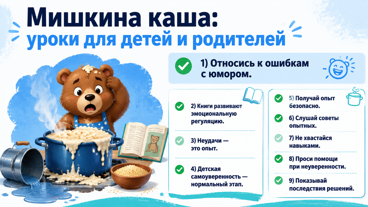 Мишкина каша: уроки для детей и родителей  📷

