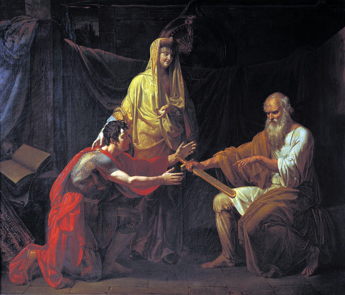 Дмитрий Иванов. Марфа Посадница, 1808. Государственный Русский музей, Санкт-Петербург