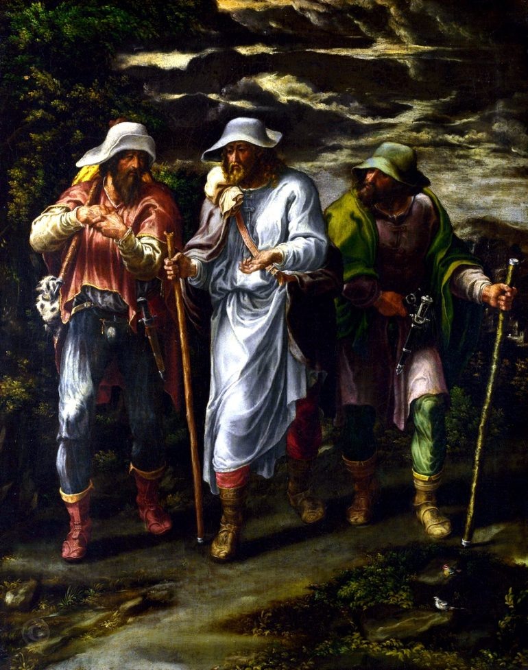 Путь в Эммаус. Лелео Орси. 1565-75