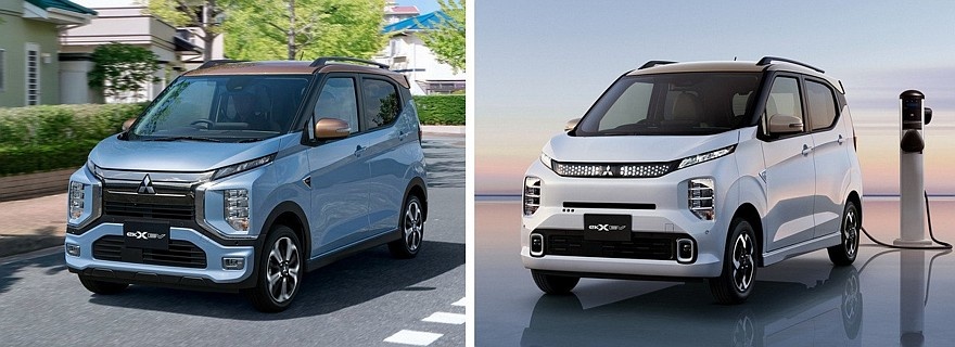    Дореформенный Mitsubishi eK X EV и обновленный электрокар
