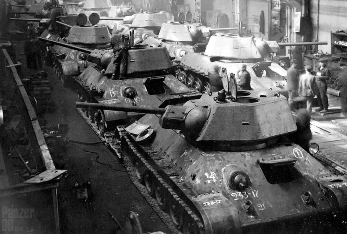 Производство Т-34