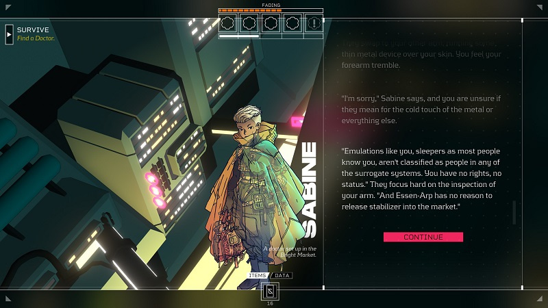  📷    Citizen Sleeper не имеет перевода на русский язык (источник изображения: Epic Games Store