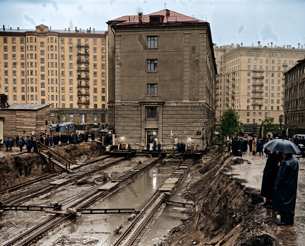 Как в СССР передвигали целые многоэтажки вместе с жильцами: невероятная история, в которую сложно поверить