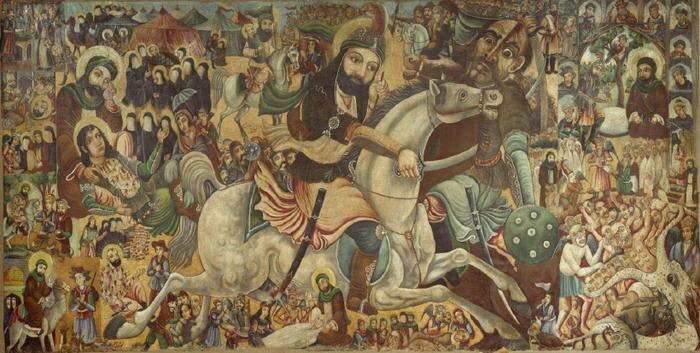 Битва при Кербеле. Фото © Wikipedia / Persian Painter Abbas Al-Musavi