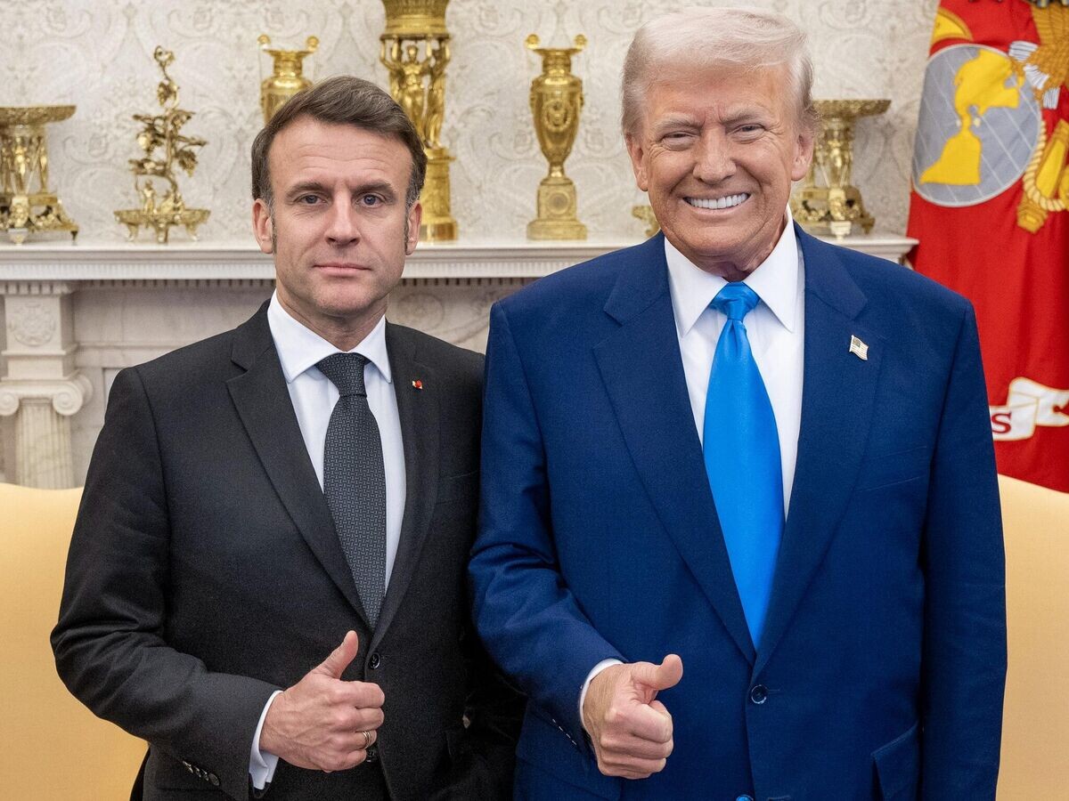    Встреча президента США Дональда Трампа и президента Франции Эмманюэля Макрона© Фото : Official White House