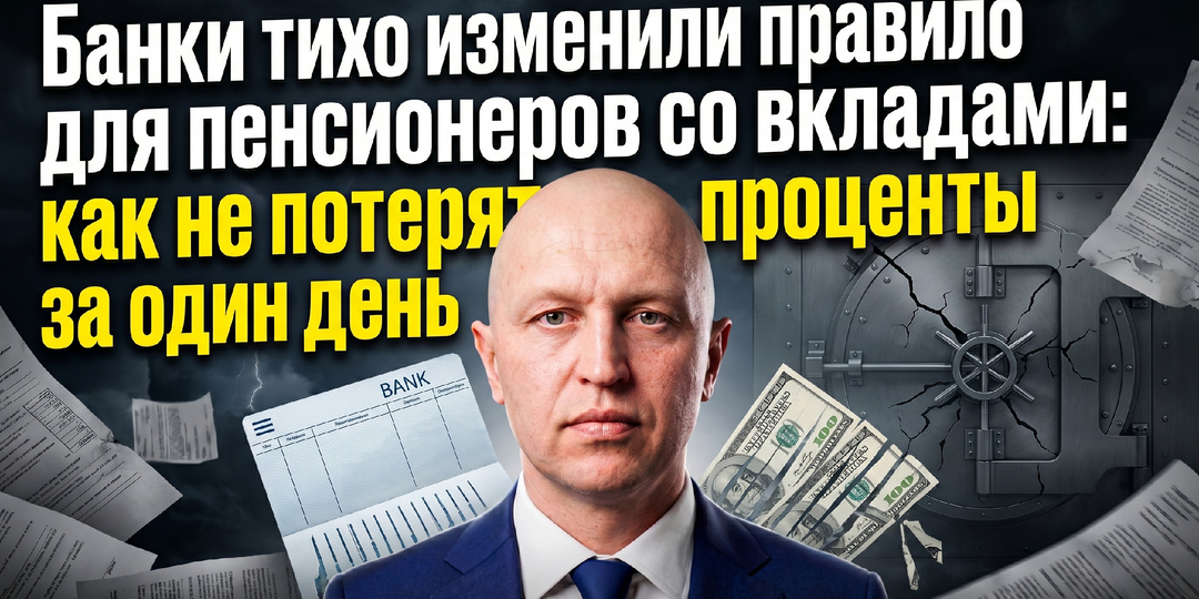 Банки тихо изменили правило для пенсионеров со вкладами: как не потерять проценты за один день