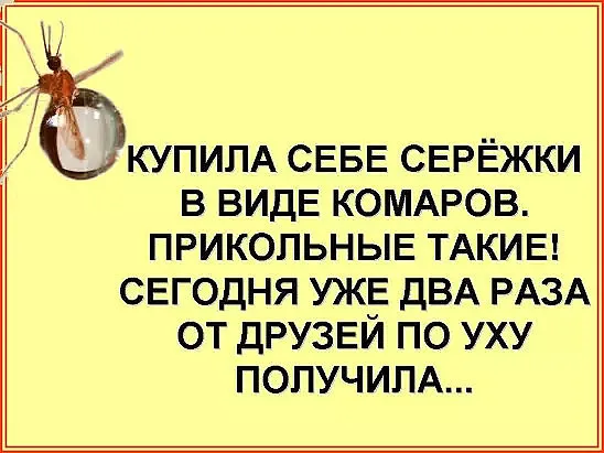 анекдоты про комаров