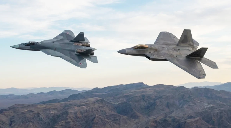 Су-57 и F-22