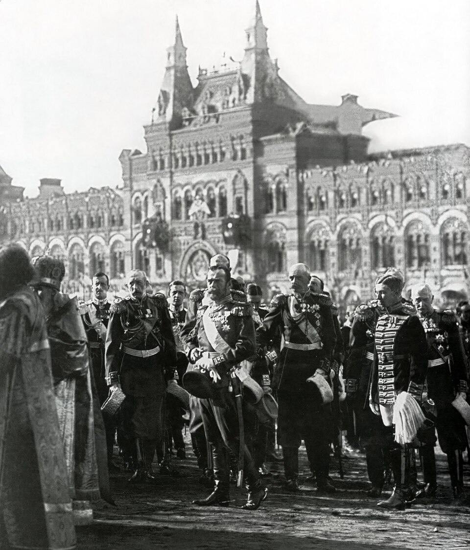 Николай II на праздновании 300-летия дома Романовых. 1913 г.