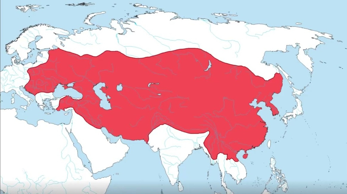 Монгольская империя на пике экспансии