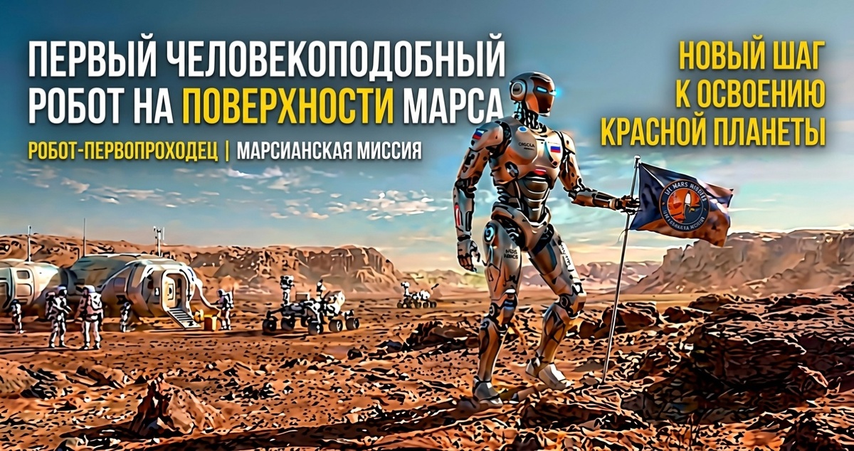Первый человекоподобный робот Optimus на поверхности Марса