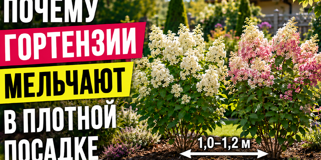 Гортензия метельчатая расстояние между кустами при посадке — практические советы
