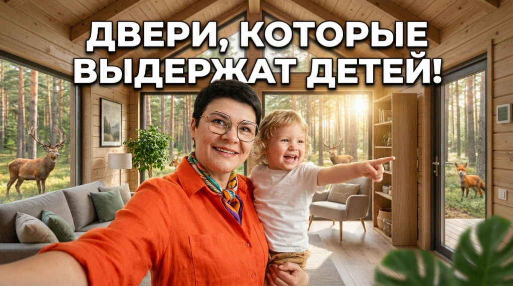    Безопасные межкомнатные двери для дома с детьми rusdver