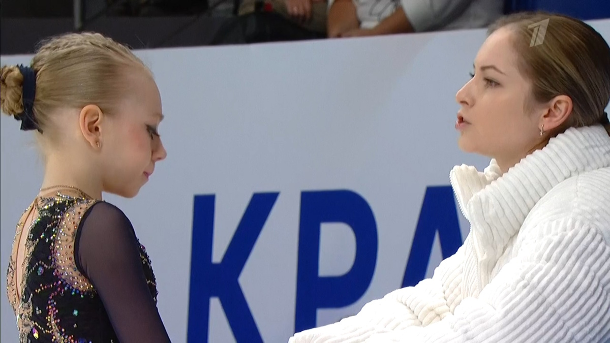    Анна Ляшенко. Фото: стоп-кадр прямого эфира "Первого канала"