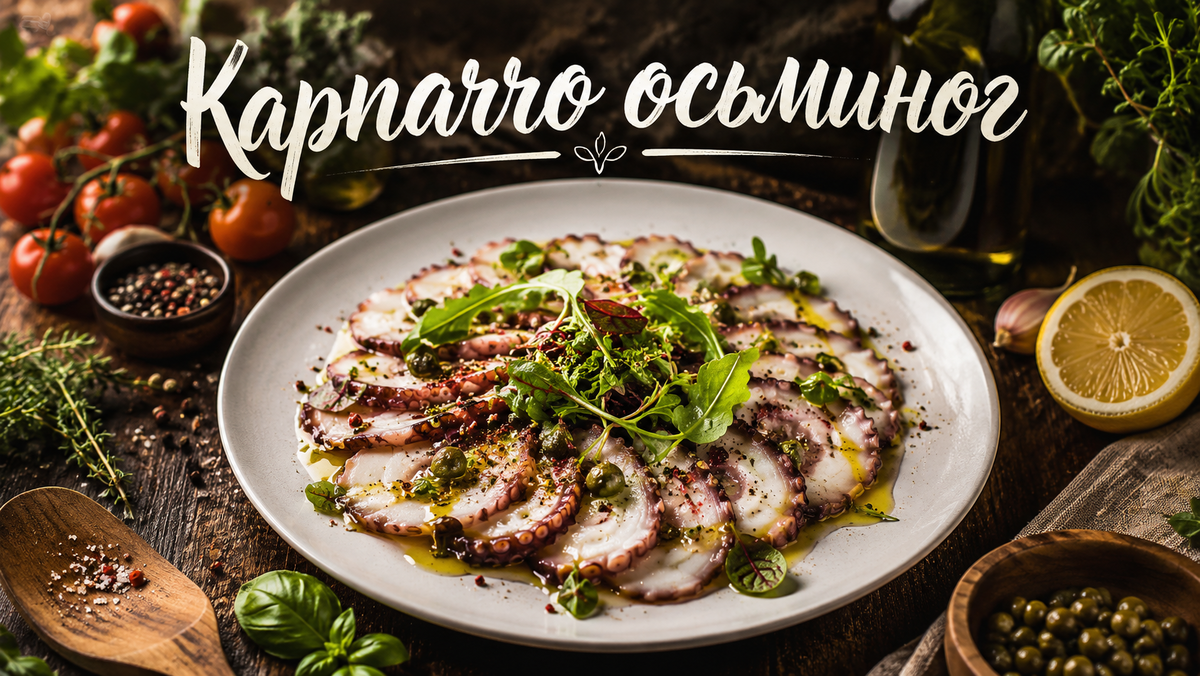 Карпаччо осьминог
