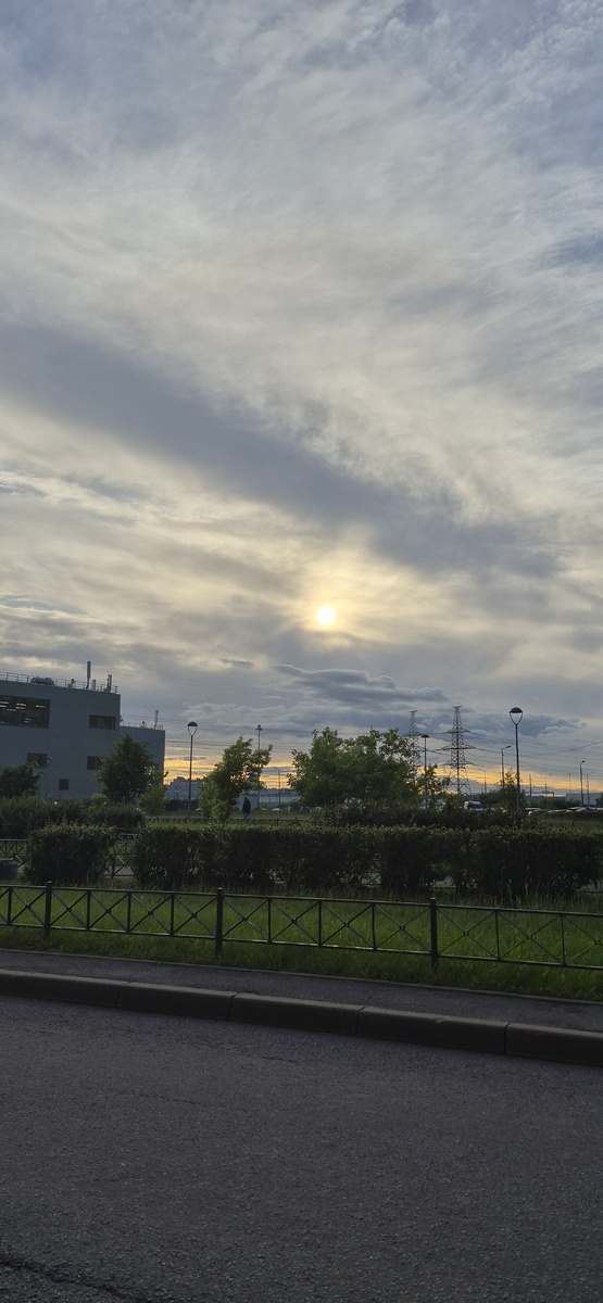 А какое вчера было небо! 