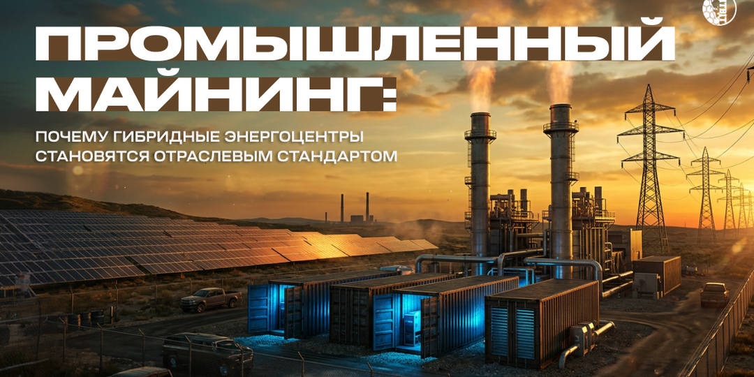 Почему гибридные энергоцентры становятся стандартом промышленного майнинга