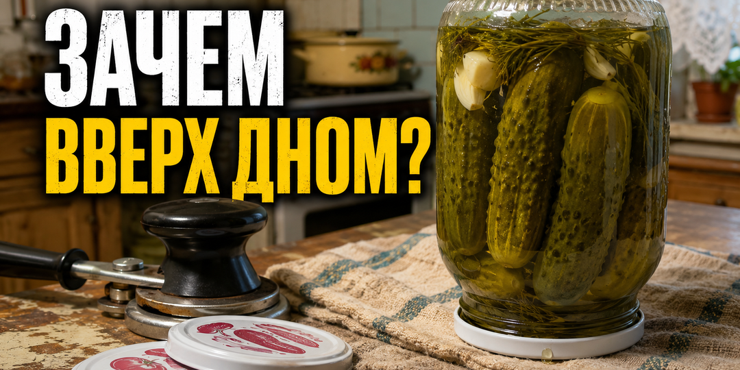 Закон Шарля в стеклянной банке: зачем советские хозяйки переворачивали домашние закатки вверх дном после стерилизации