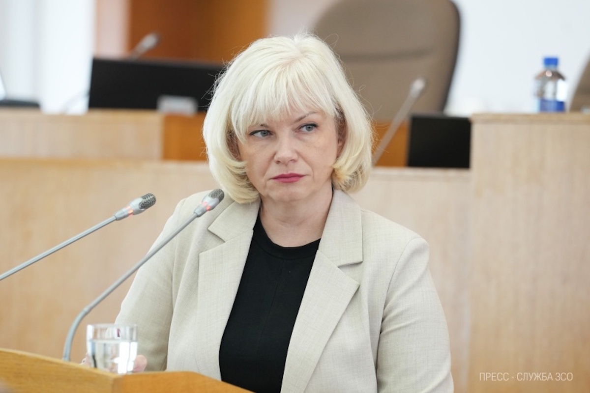 Заместитель губернатора Александра Гуркина уверена: у Вологодской области «грамотная» бюджетная политика . Фото: Пресс-служба ЗСО