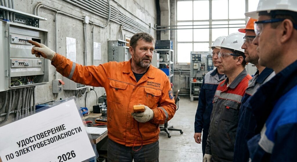    Удостоверение по электробезопасности в 2026: пошаговый план получения