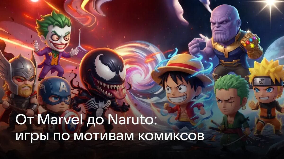     Ищете игры по Marvel, Naruto или другим популярным комиксам? В статье собрали мобильные проекты по мотивам известных вселенных: экшены, файтинги и сюжетные ролевые игры.