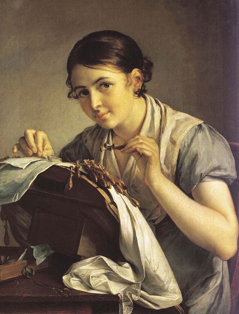 Кружевница. Художник Василий Тропинин. Изображение из открытых источников Яндекса