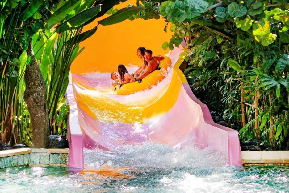 Аквапарк Waterbom в Бали для семейного отдыха