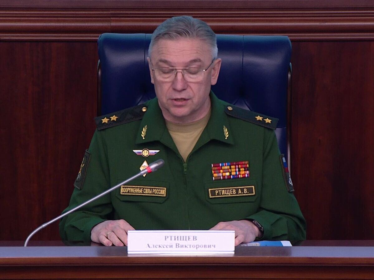    Брифинг начальника войск РХБ защиты ВС РФ | © Министерство обороны РФ