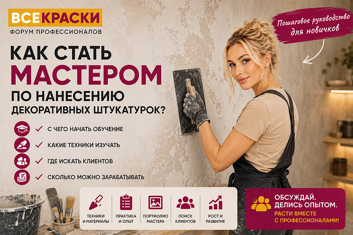 Как стать мастером по нанесению декоративной штукатурки: пошаговое руководство для новичков