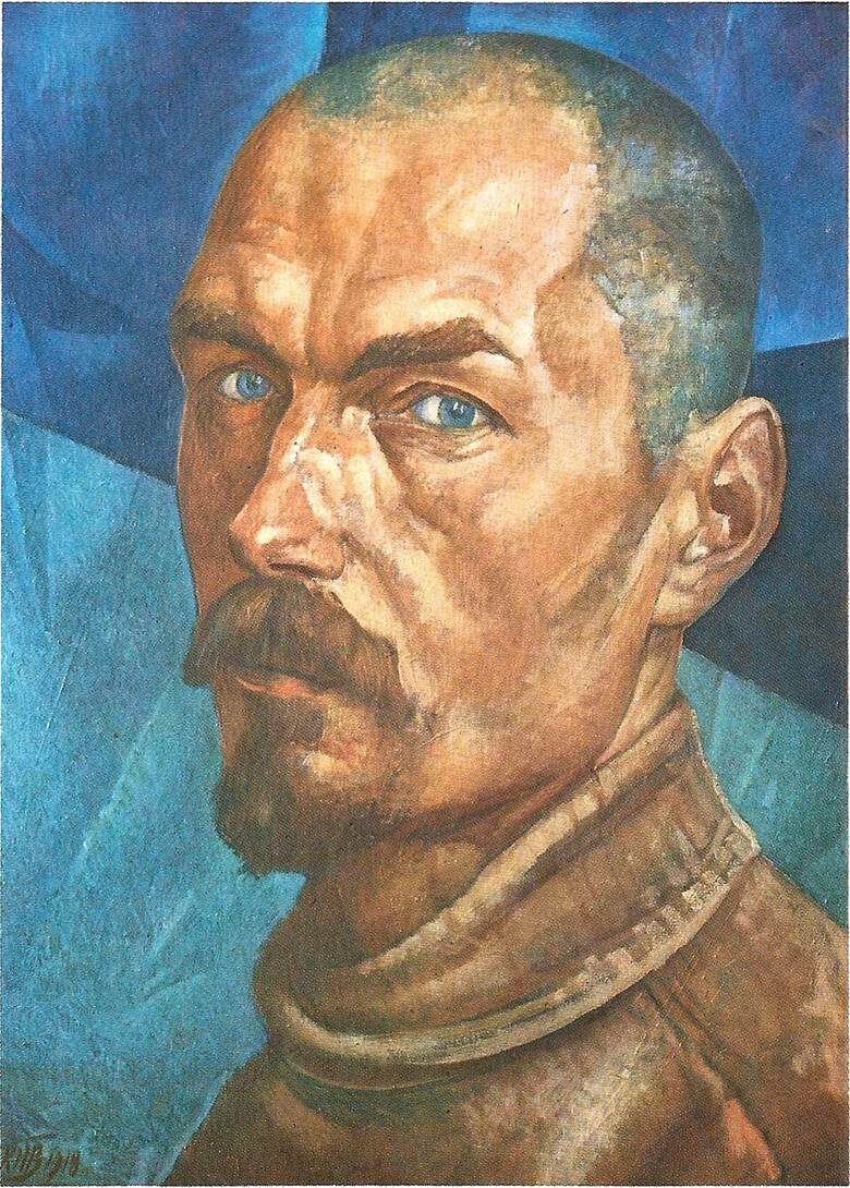 Автопортрет. 1918. Государственный Русский музей, Санкт-Петербург