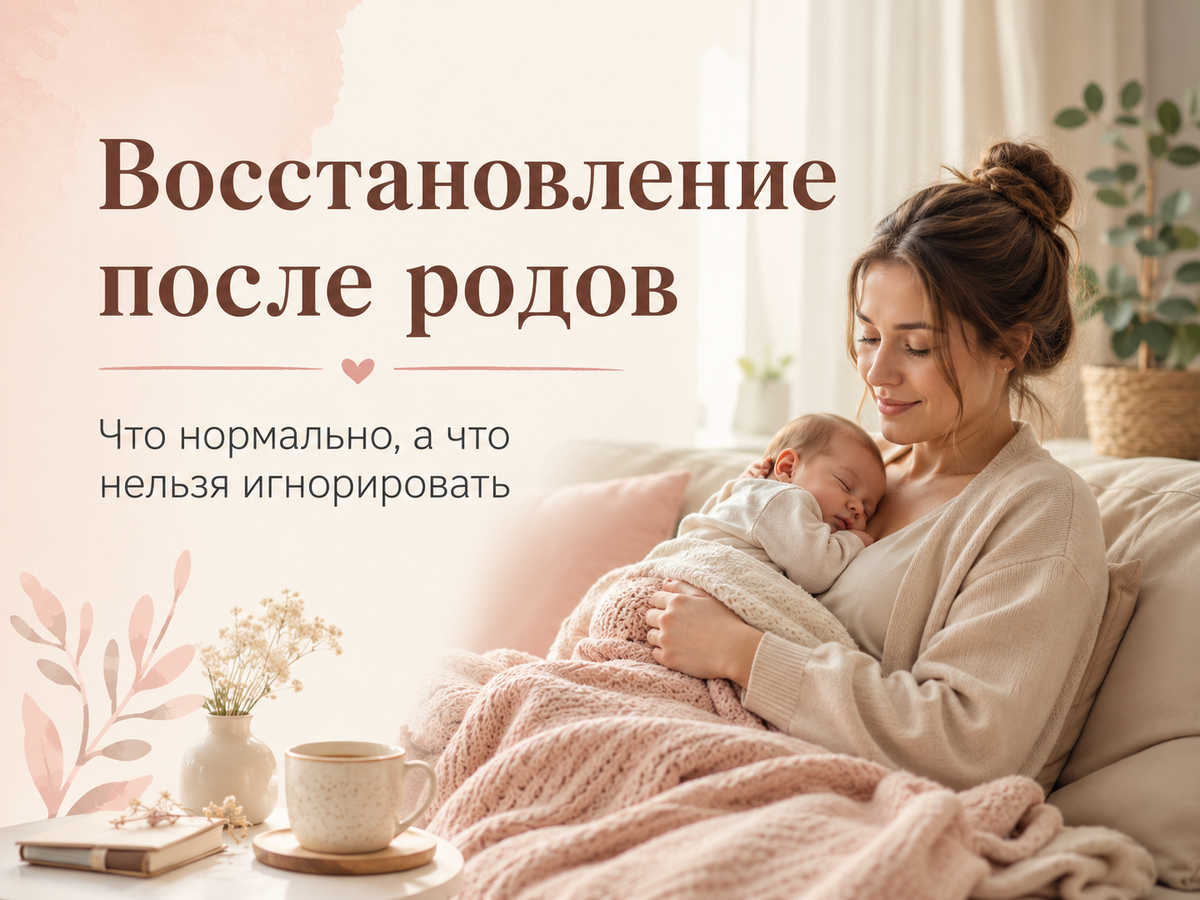 Восстановление после родов: какие изменения считаются нормой, а какие нельзя игнорировать