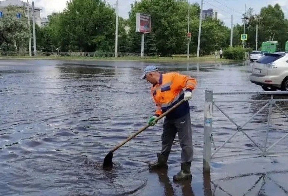    В столице Татарстана выпало 3,6 миллиметра осадков. Фото: комитет внешнего благоустройства Казани