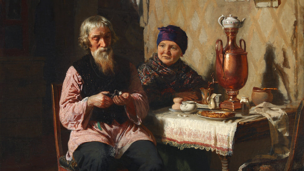 Алексей Корзухин. «Воскресный чай», 1874.📷Фото: Частное собрание, Москва