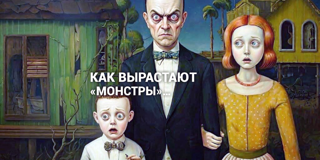 «Хрупкий», «маленький»родитель, выращивает «монстра» для себя в ребёнке.