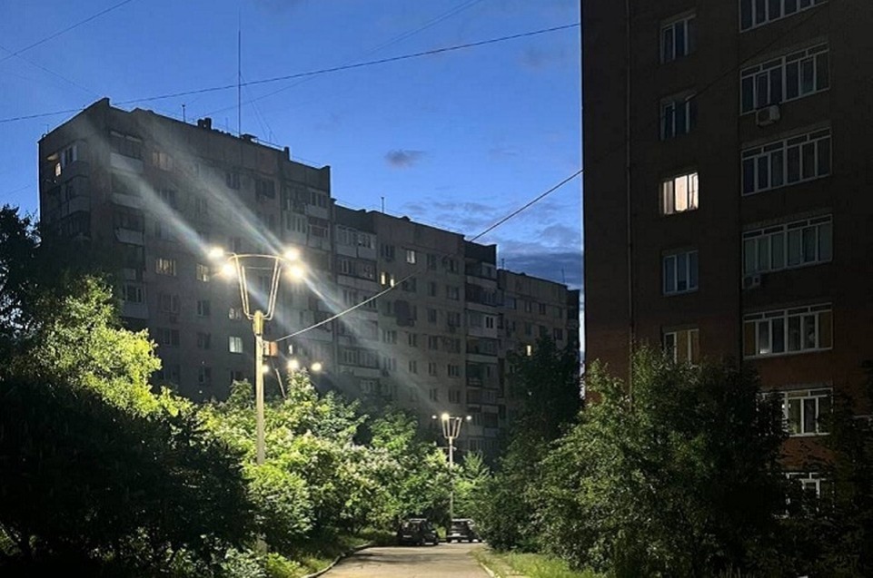    Городские улицы снова освещены. Фото: ТГ/Кулемзин