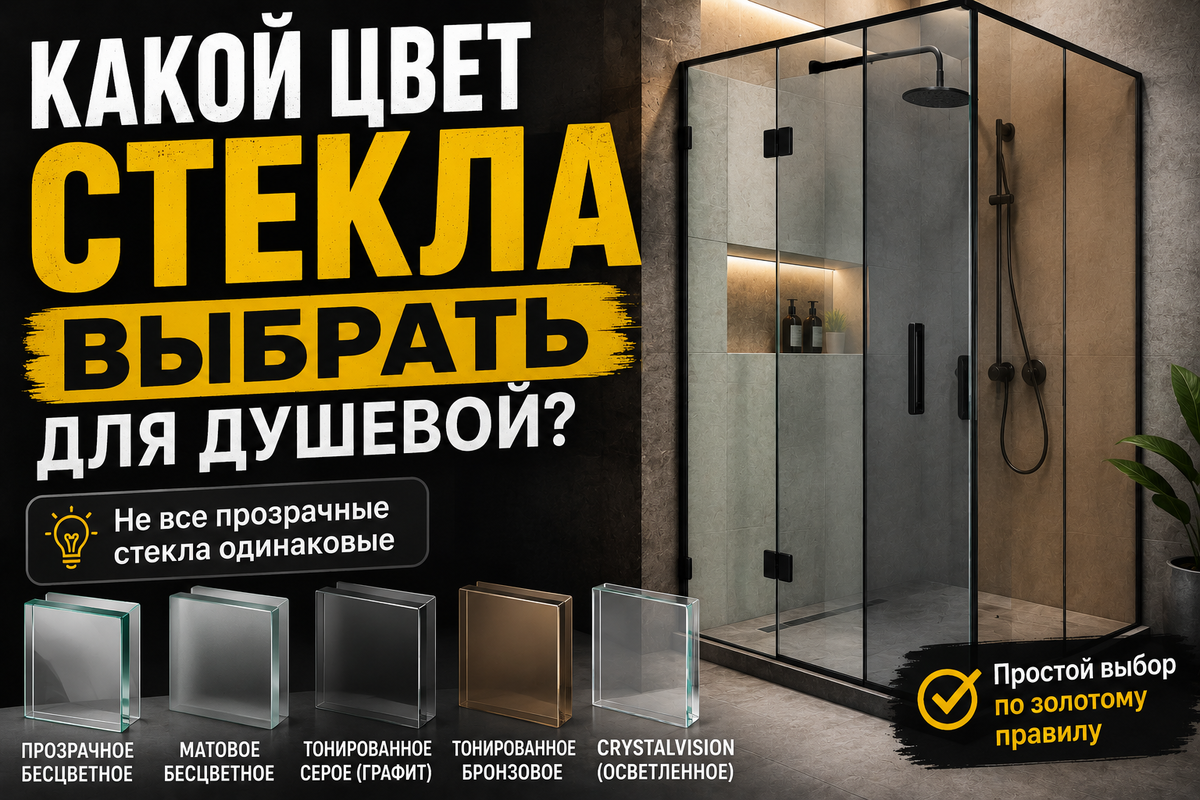 Какой цвет стекла выбрать?