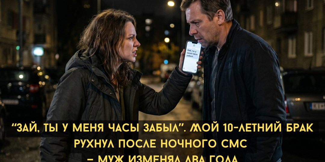 “Зай, ты у меня часы забыл”. Мой 10-летний брак рухнул после ночного смс — муж изменял два года