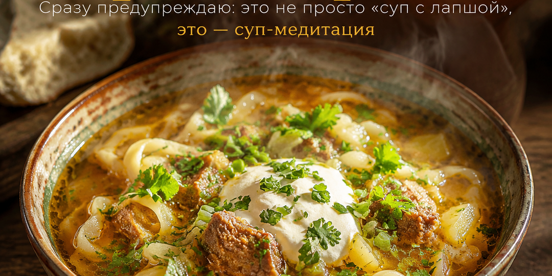 Держи рецепт настоящего узбекского супа Угра (или Угра-ош). Сразу предупреждаю: это не просто «суп с лапшой», это — суп-медитация