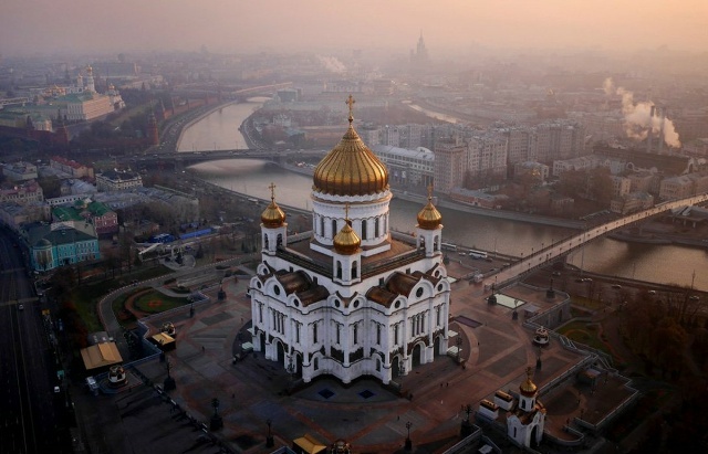 Это фото Храма Христа Спасителя в городе Москва. 