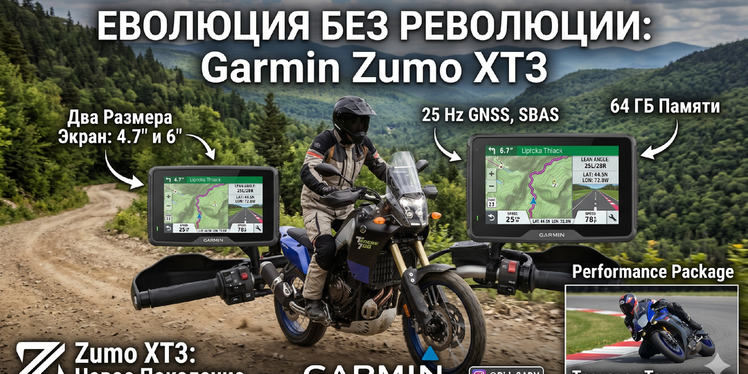 Эволюция без революции: зачем Garmin Zumo XT3 меняет правила игры для эндуристов и трековых гонщиков