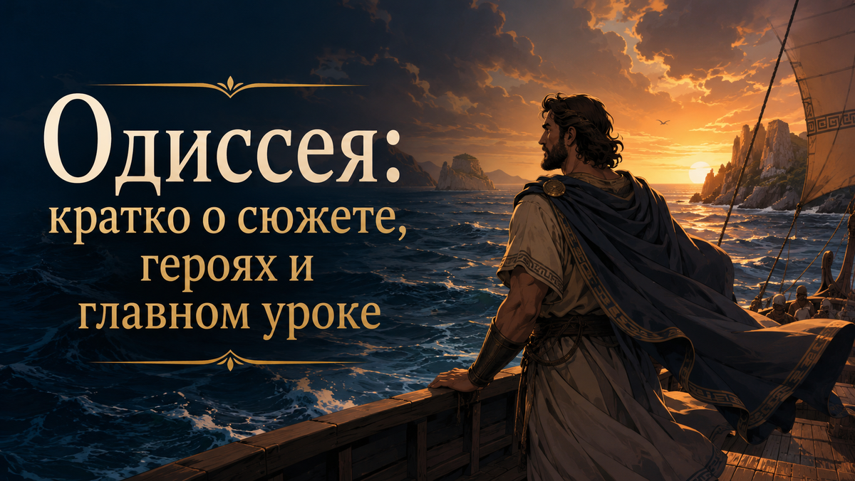 Одиссея: кратко о сюжете, героях и главном уроке