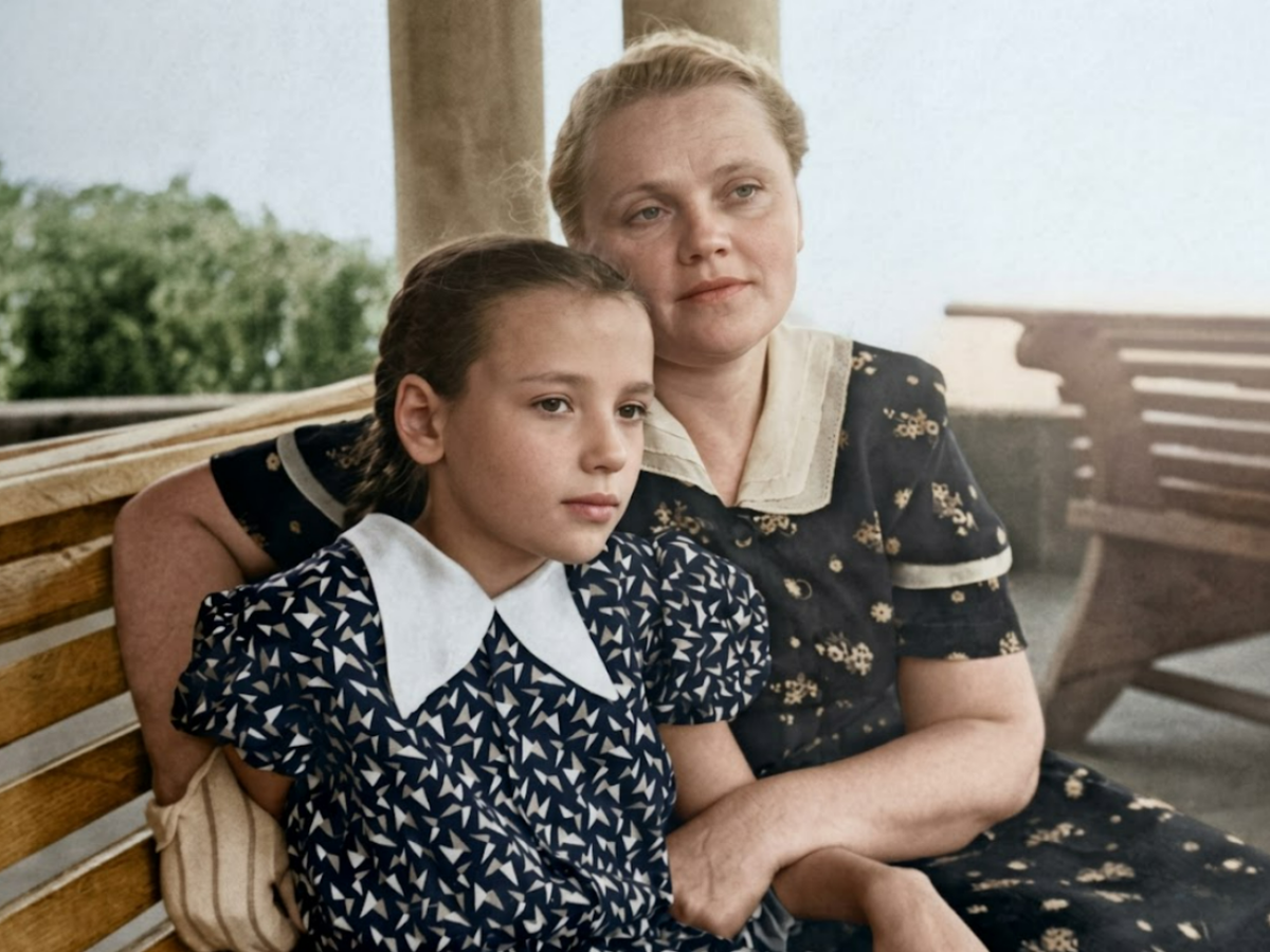 Елена Санаева с мамой Лидией Гончаренко