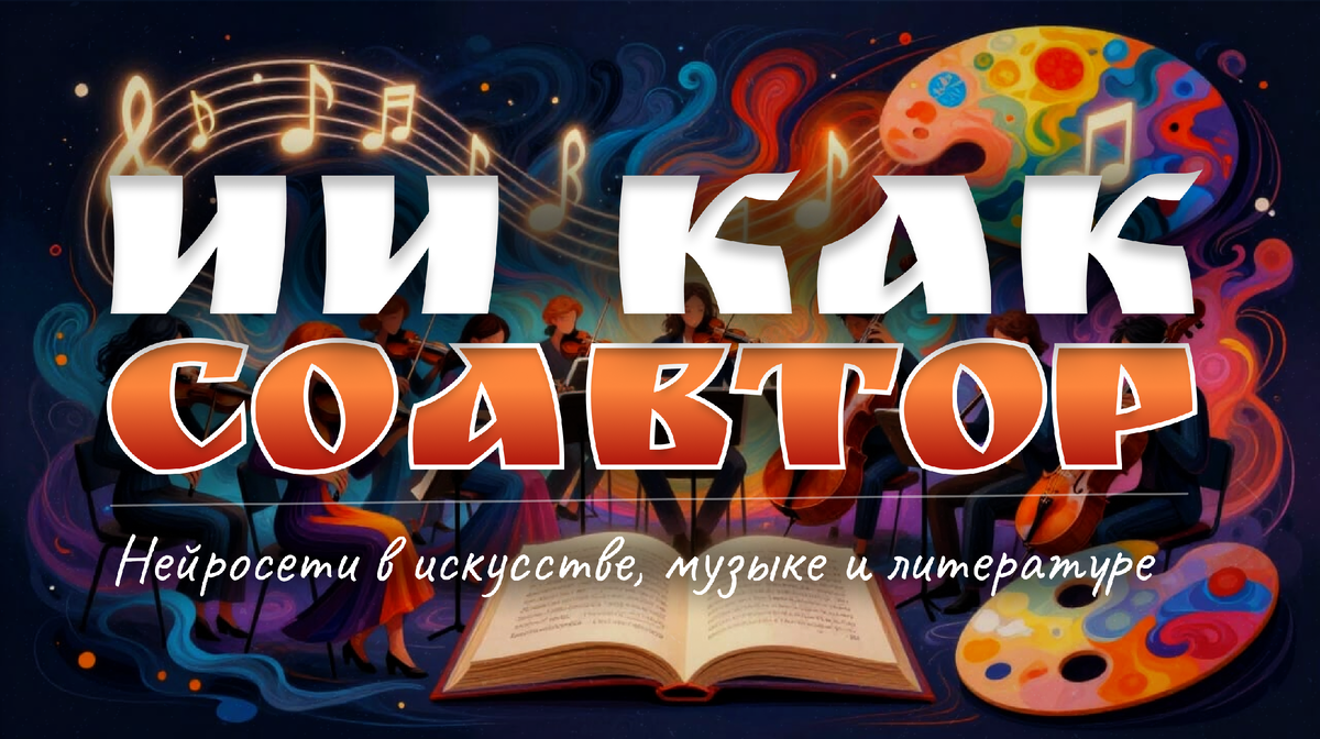 Исследуйте, как нейросети становятся соавторами в креативных индустриях. ИИ в музыке, живописи, литературе и дизайне в 2026 году.
