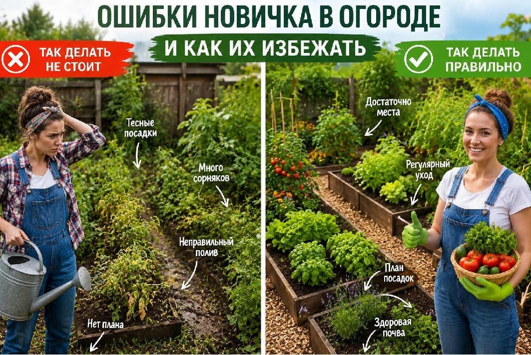 Огородные ошибки