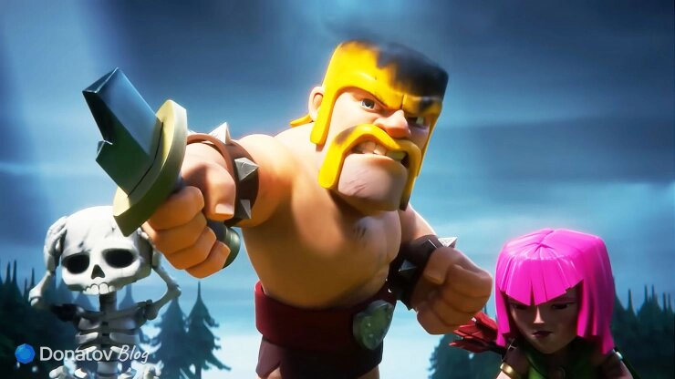    Персонажи игры Clash of Clans