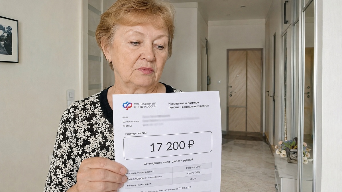 40 лет стажа - а назначили 17 200 ₽.