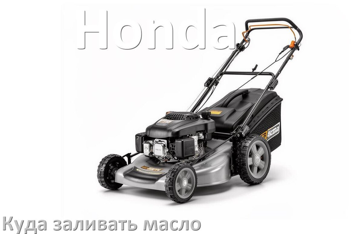 
Куда заливать масло в газонокосилку Honda в двигатель и редуктор